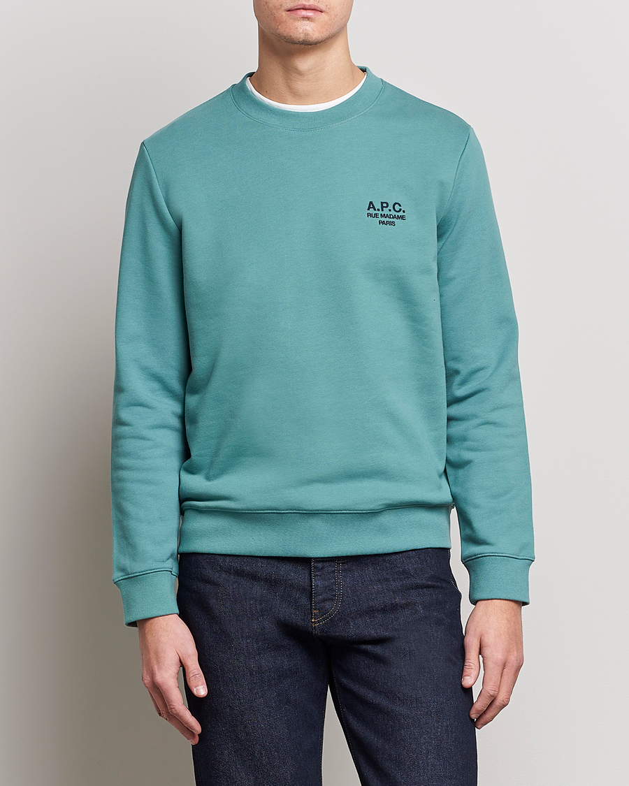 A.P.C. Rider Sweatshirt Green at CareOfCarl.com