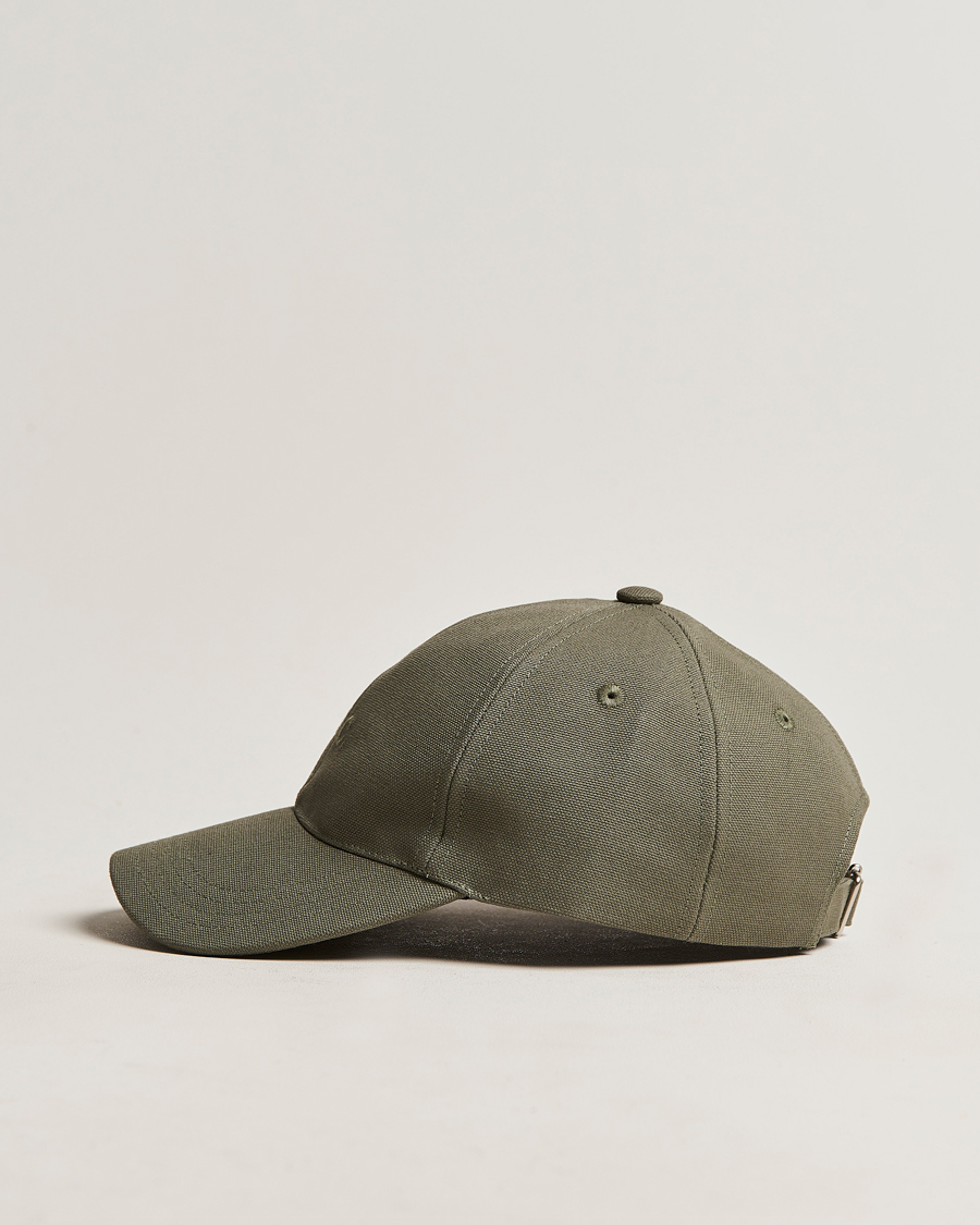 A.P.C. Charlie Baseball Cap Khaki Green at CareOfCarl.com