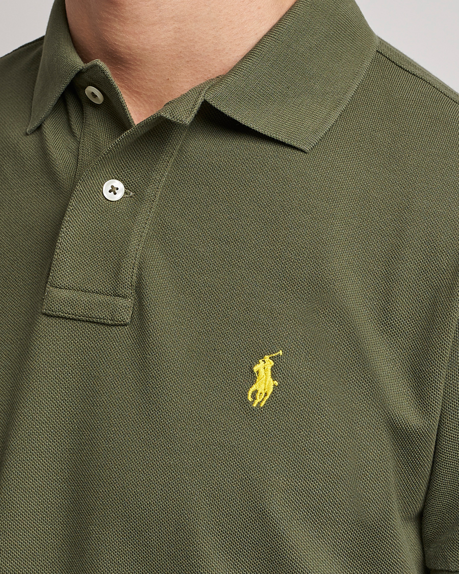 Dark brown ralph lauren polo outlet shirt