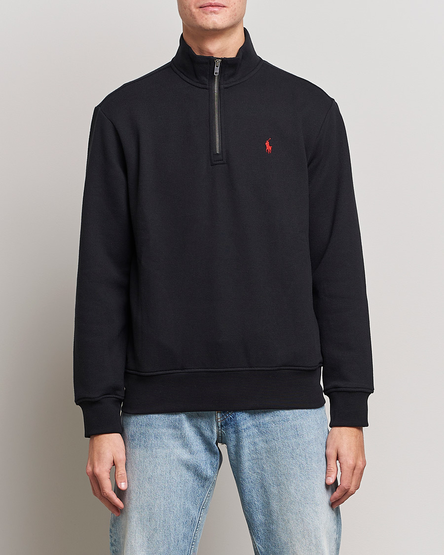 Polo Ralph Lauren Magic Fleece Half Zip Black at CareOfCarl