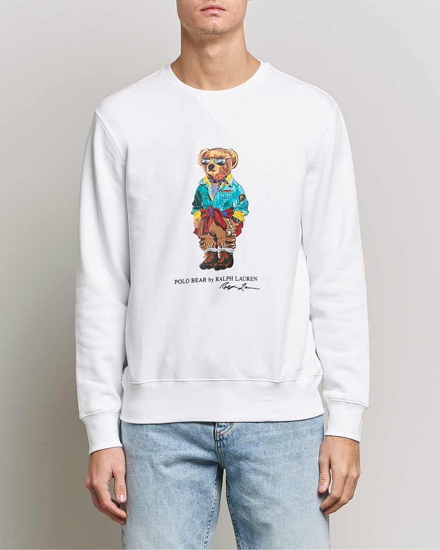 Polo Ralph Lauren Magic Fleece Printed Bear Sweatshirt Coastal