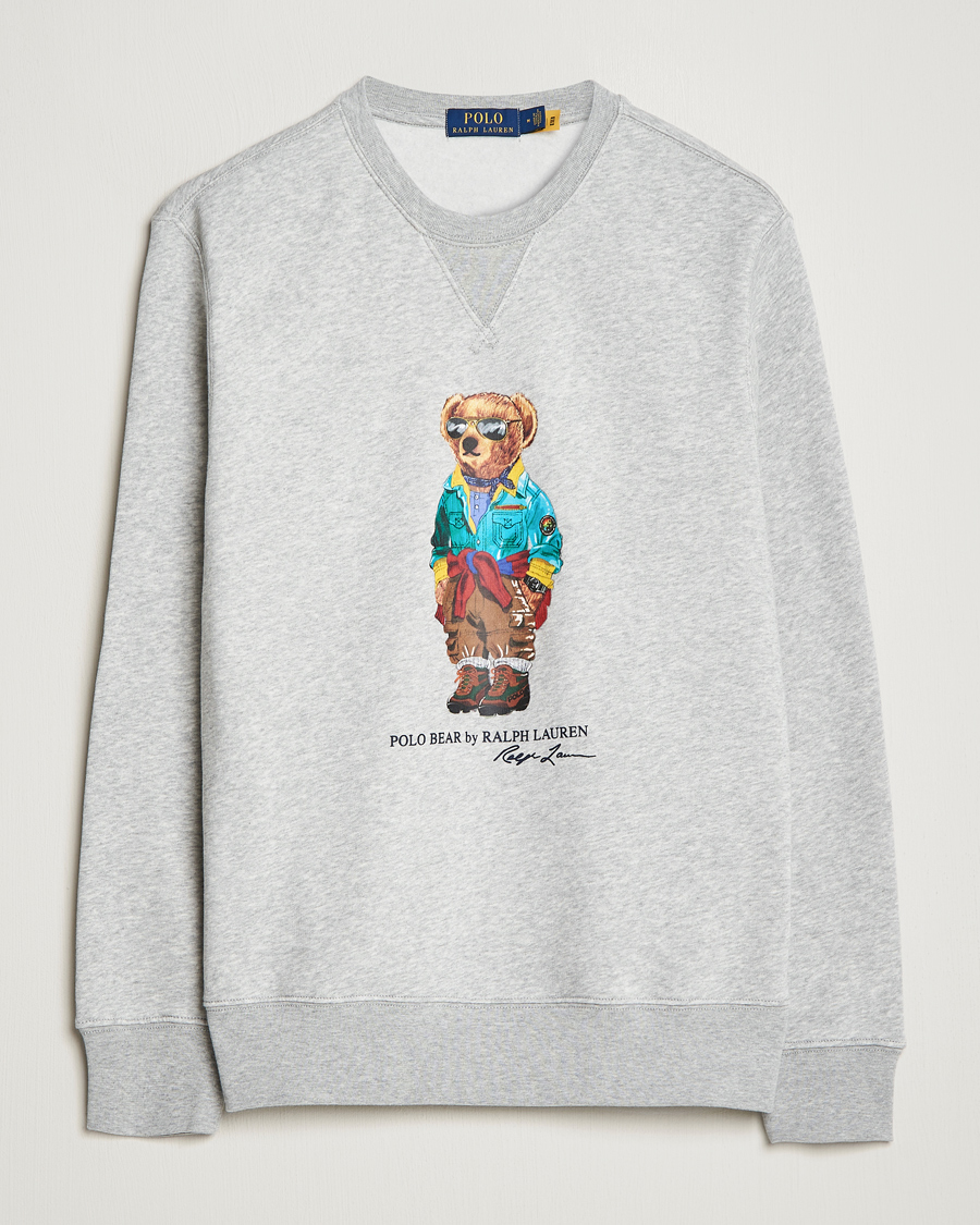 Polo Ralph Lauren Magic Fleece Printed Bear Sweatshirt Andover Heather at C