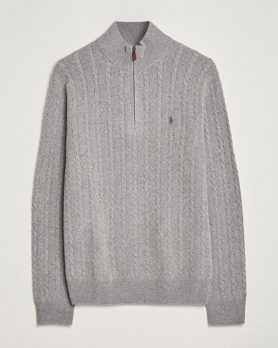 Ralph lauren cotton cheap half zip jumper