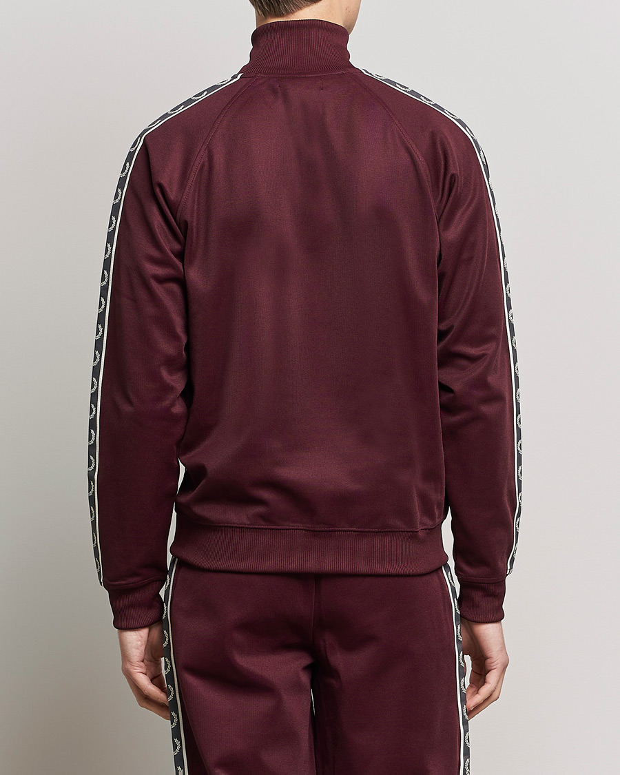 Fred Perry Taped Track Jacket Oxblood at CareOfCarl.com