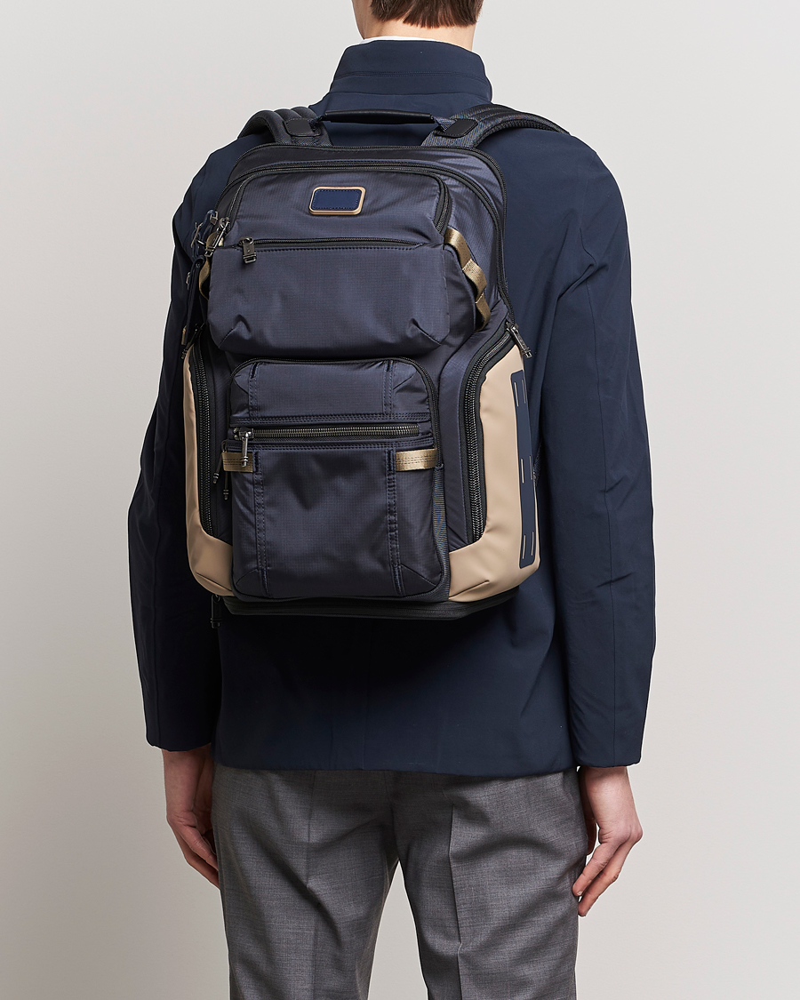 Tumi - Alpha Bravo Navigation Backpack - Midnight Navy/Khaki