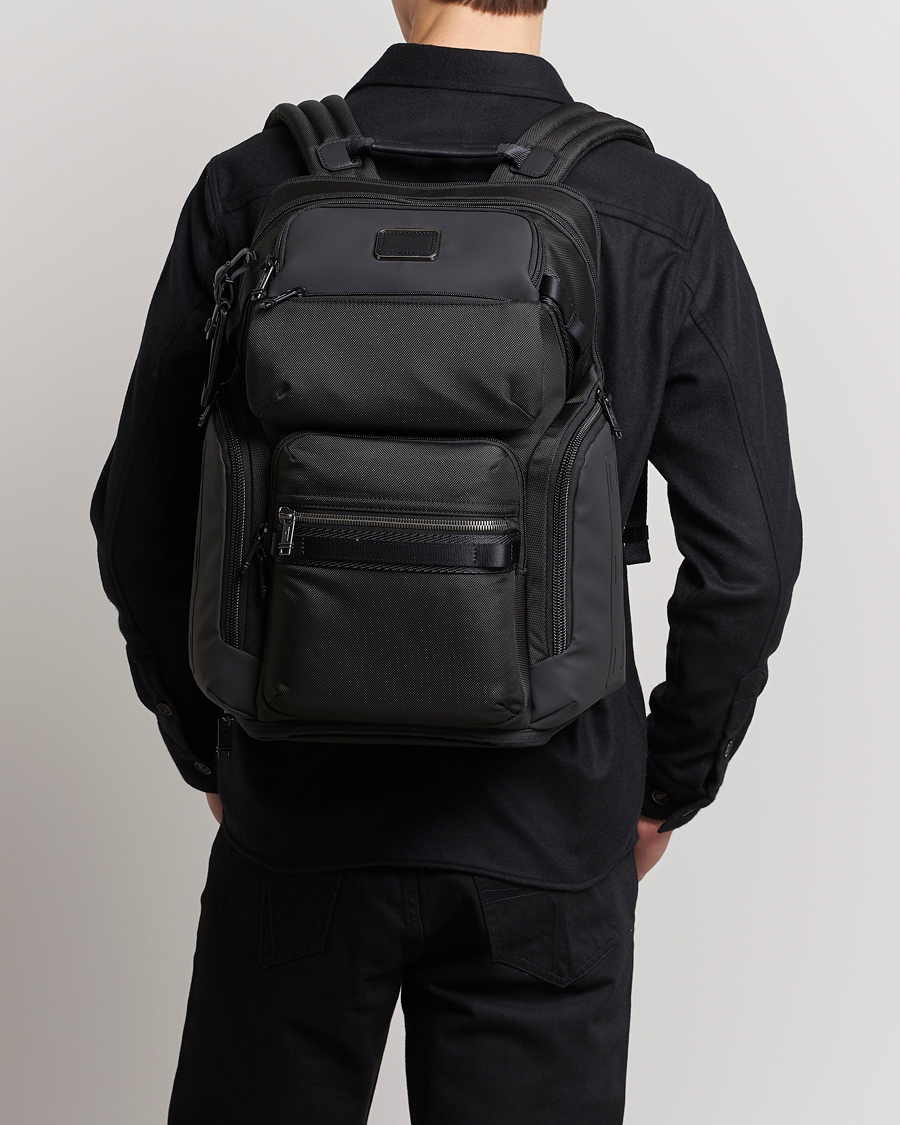 Tumi - Alpha Bravo Navigation Backpack - Midnight Navy/Khaki