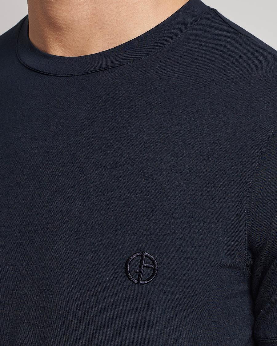 Armani navy cheap t shirt