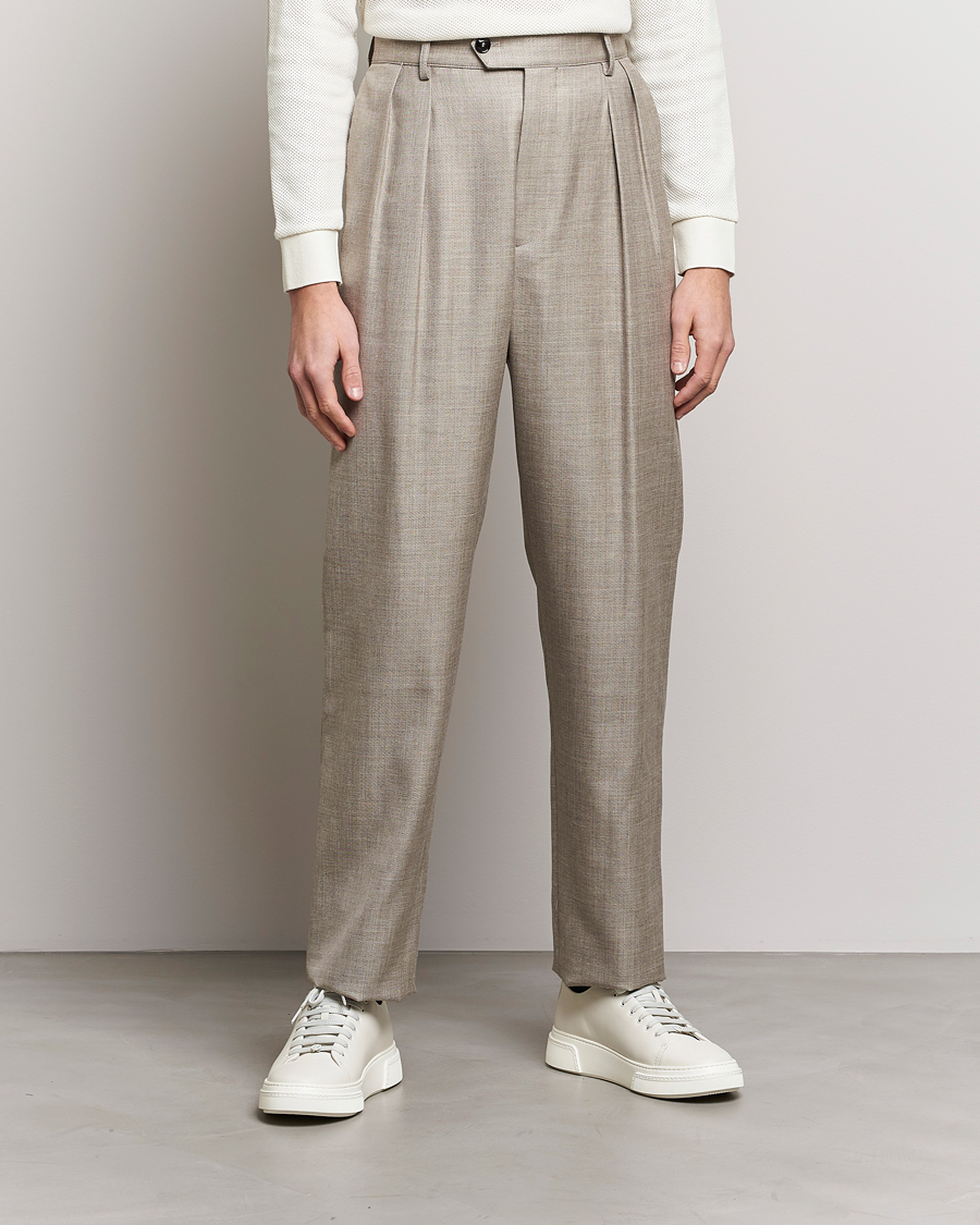 GIORGIO ARMANI: trousers for men - Grey | Giorgio Armani trousers  1SGPP0I1T003K online at GIGLIO.COM