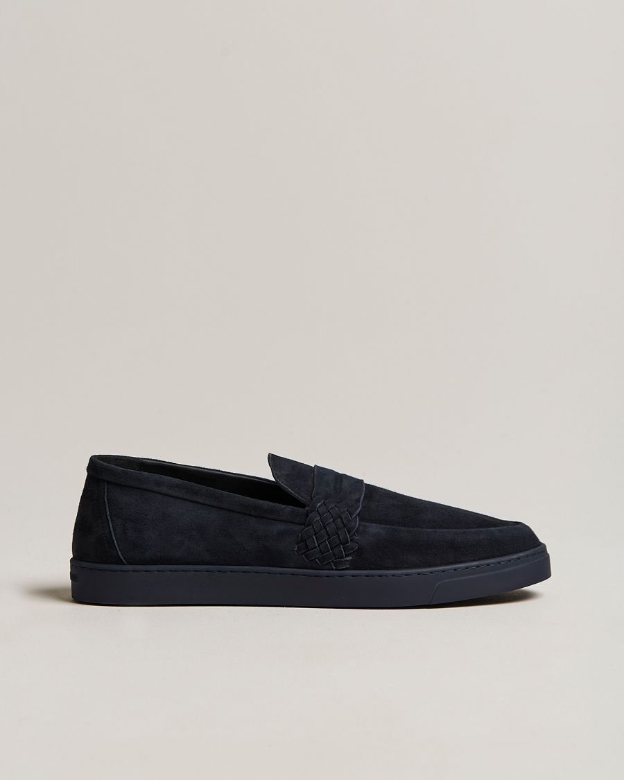 Giorgio armani hot sale mens loafers