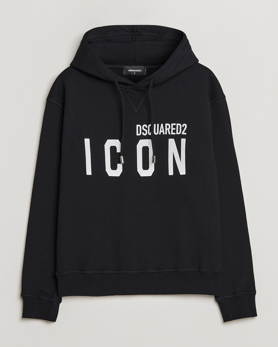 Dsquared2 Icon Logo Hoodie Black at CareOfCarl.com