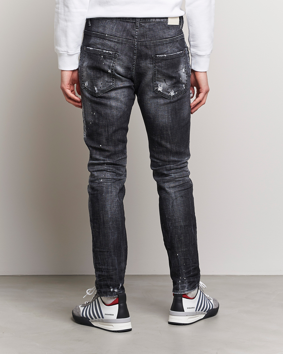 Dsquared2 Skater Jeans Medium Black Wash at CareOfCarl.com