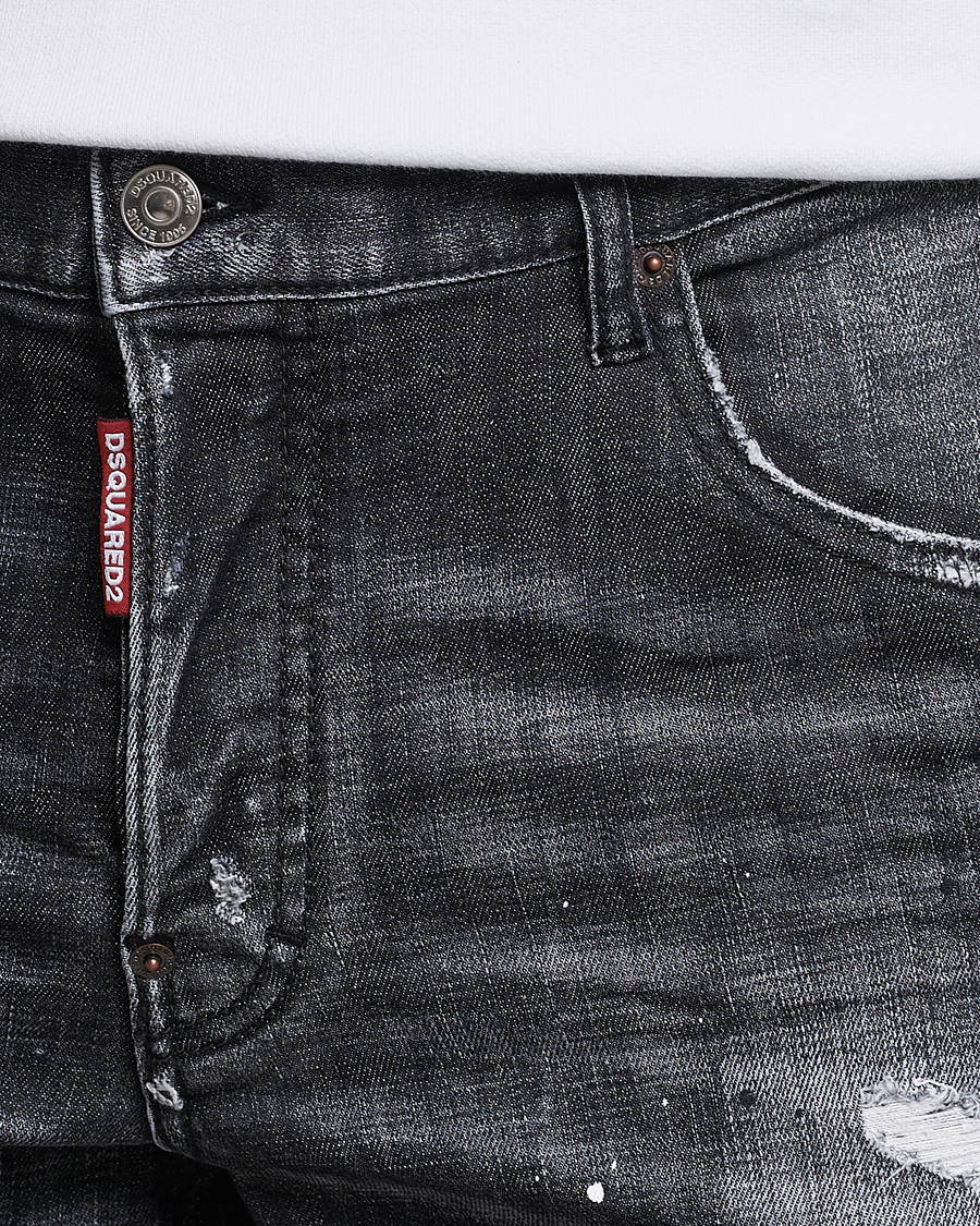 Dsquared2 Skater Jeans Medium Black Wash at CareOfCarl.com