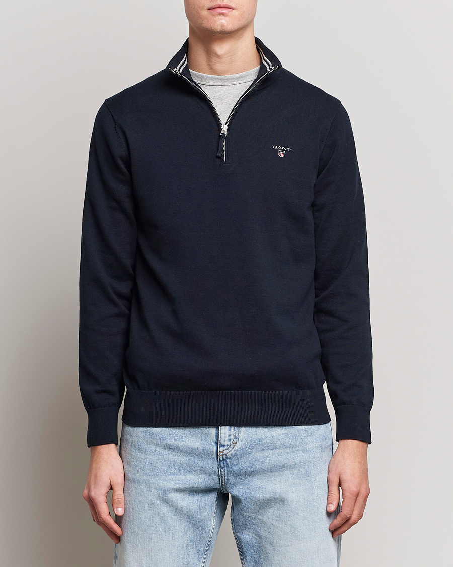 Gant classic cotton shop half zip sweater