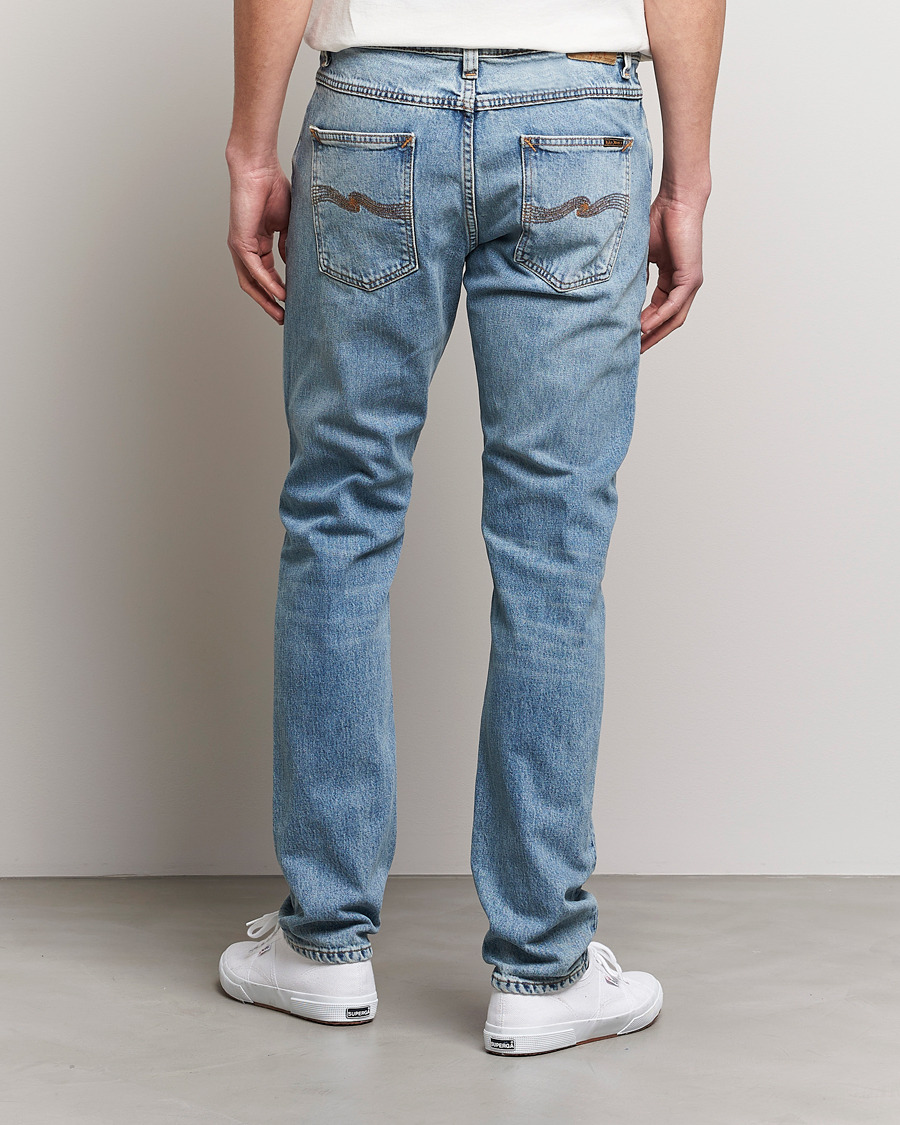 Nudie Jeans Lean Dean Jeans Cloud Blue at CareOfCarl.com