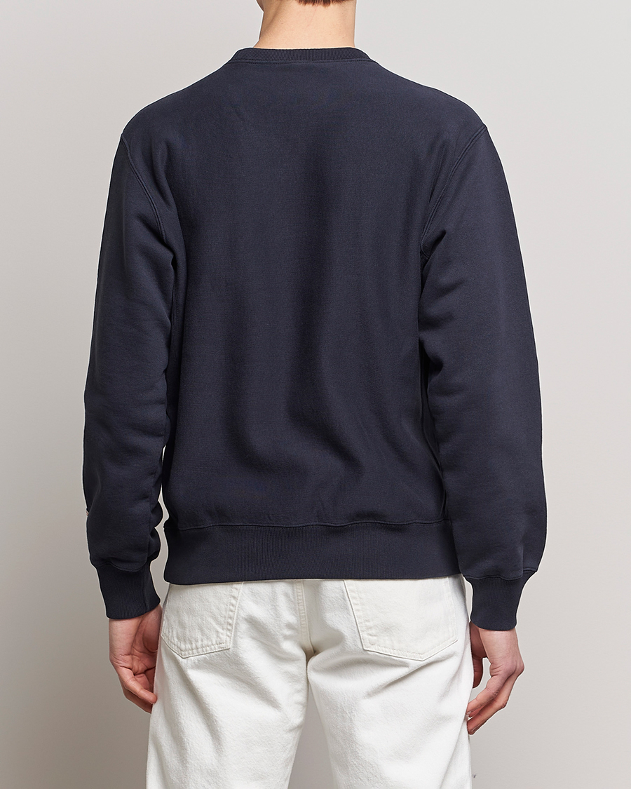 Japanese Premium good Brand ts/s Textured Navy Crewneck Small