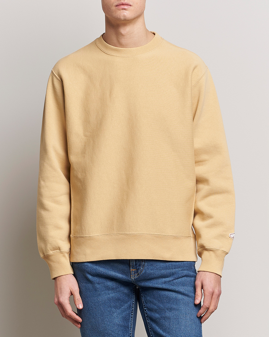 Nudie Jeans Hasse Crew Neck Sweatshirt Faded Sun at CareOfCarl