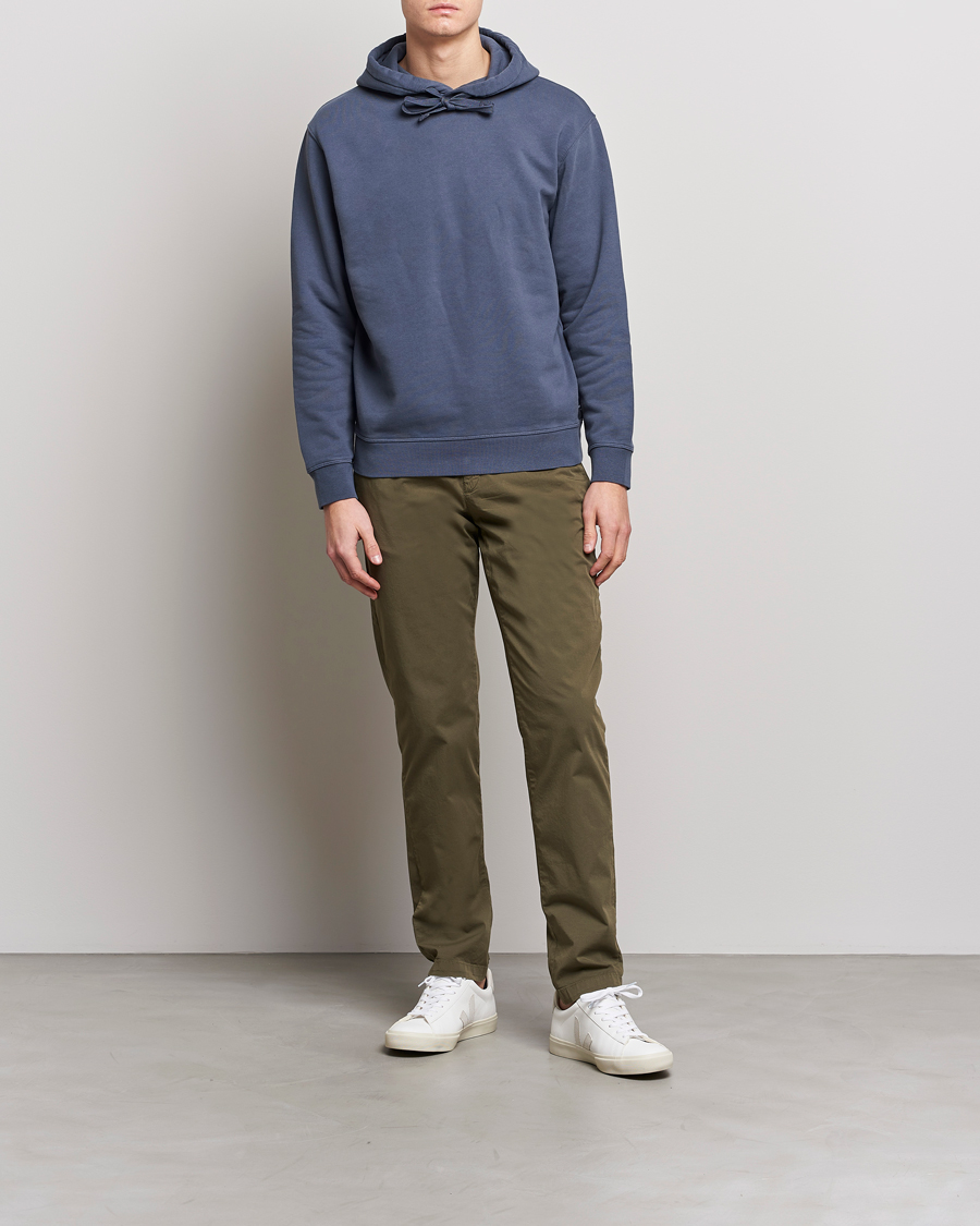 Replay Sartoriale Comfort Stretch Chinos Dark Green at CareOfCarlcom