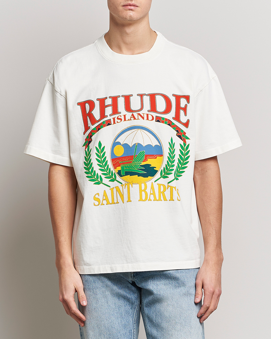 Rhude Beach Chair T-Shirt White at CareOfCarl.com