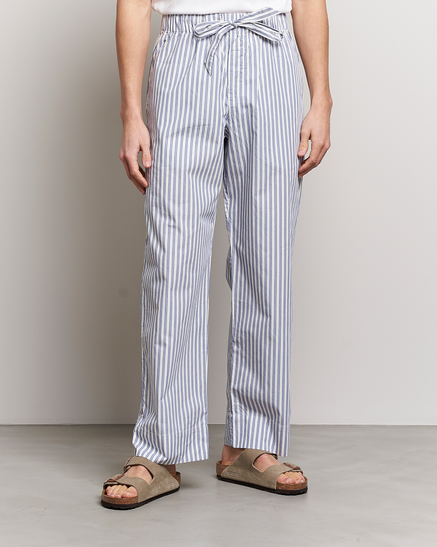 Tekla Poplin Pyjama Pants Skagen Stripes at CareOfCarl.com