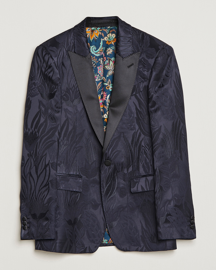 Etro Fuji Evening Jacket Navy 48