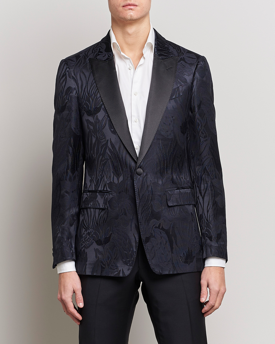 navy evening jacket