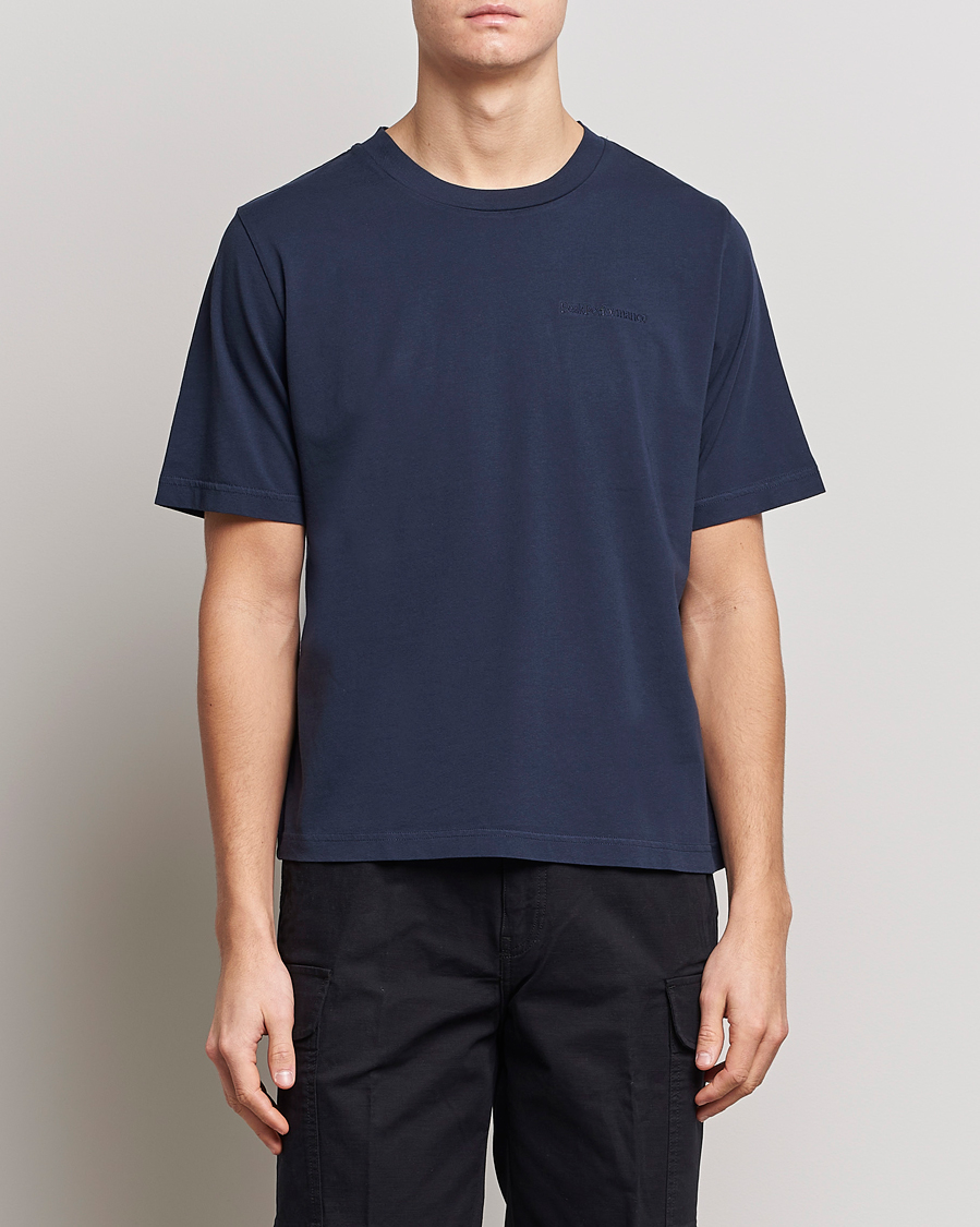 GANT Archive Shield Small Logo T-Shirt Evening Blue at