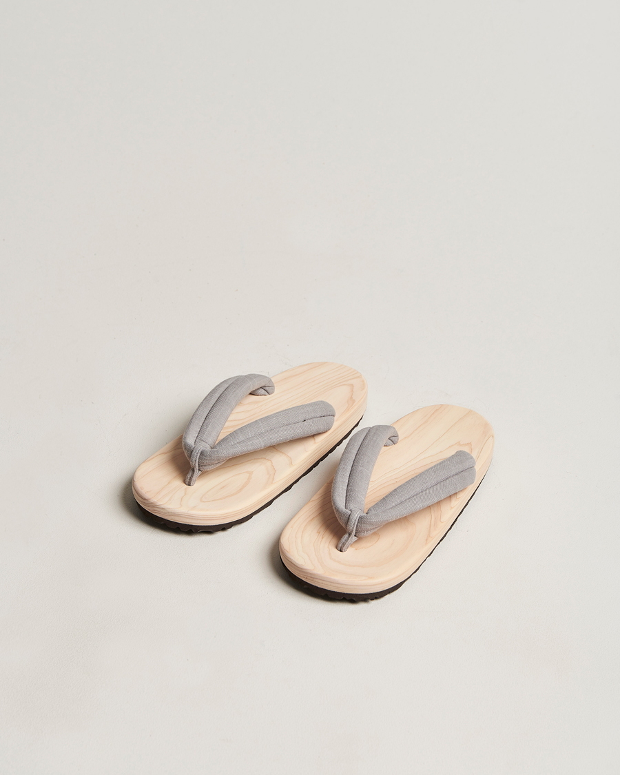 Qianle Mens Flip Flops Japanese Style Wooden Geta Sandals India | Ubuy