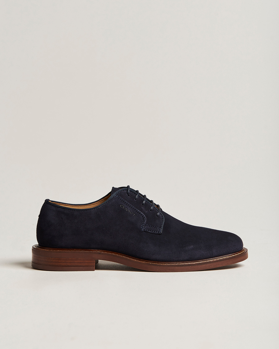 GANT St Akron Suede Derby Marine at CareOfCarl