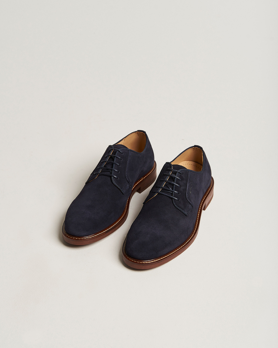 GANT St Akron Suede Derby Marine at CareOfCarl