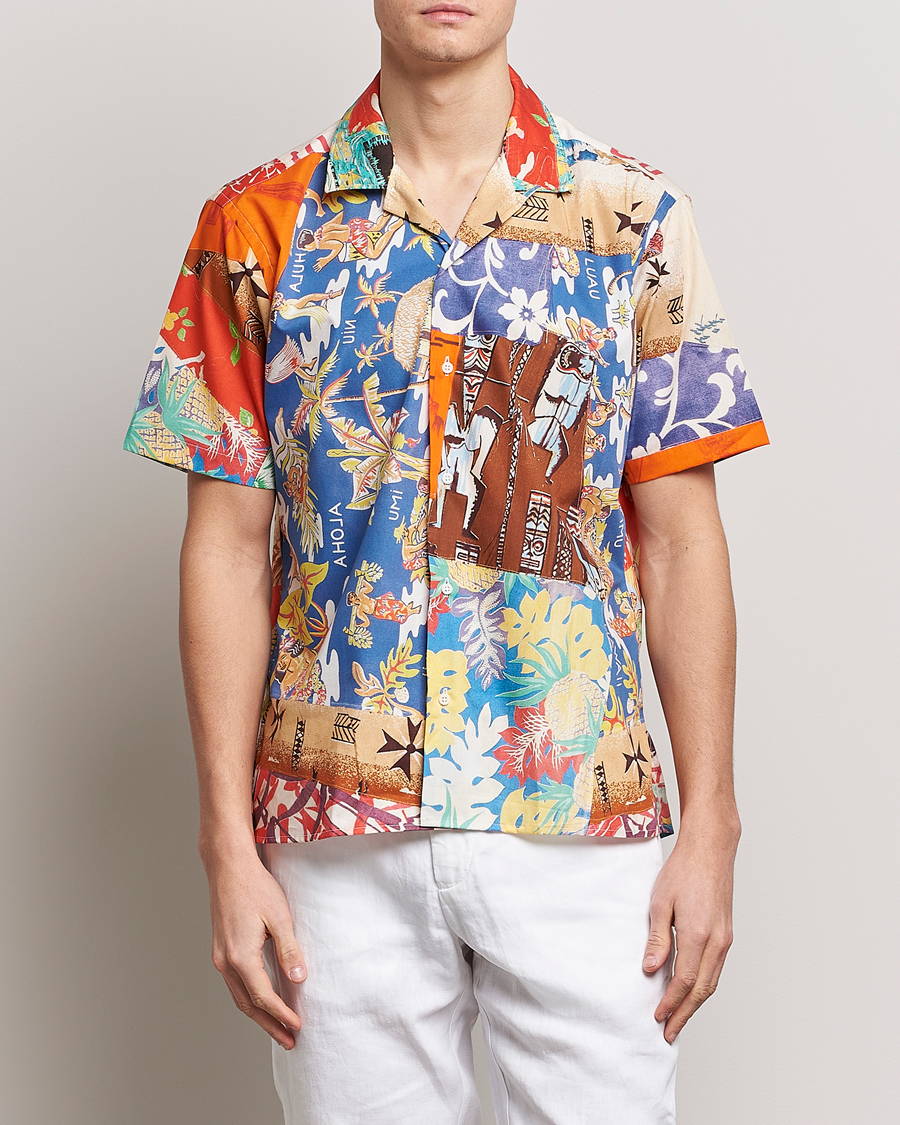 Gitman Vintage Aloha Quilt Camp Shirt Multicolor at CareOfCarl