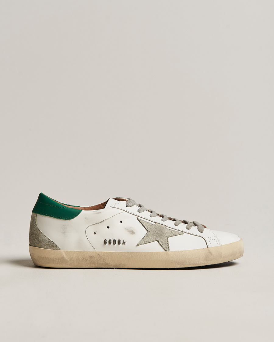 Golden Goose Deluxe Brand Super-Star Sneakers White/Green at