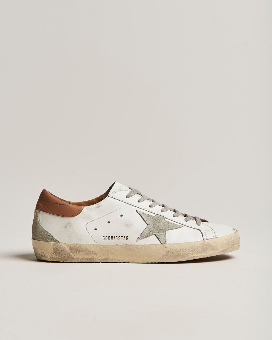 Golden Goose Deluxe Brand Super-Star Sneakers White/Brown at