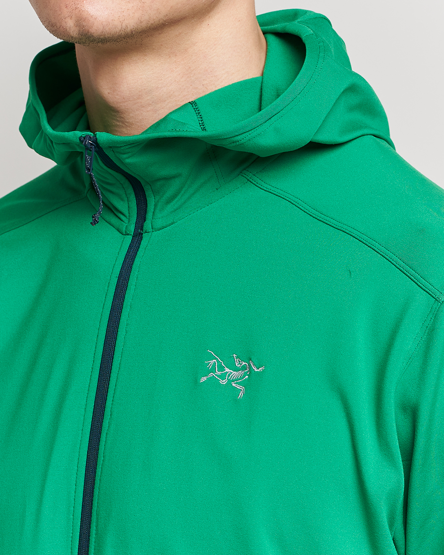 Arc'teryx Kyanite LT Full Zip Sweat Hoodie Jungle at CareOfCarl.com