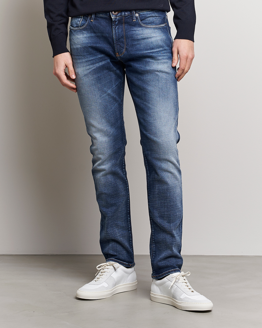 Emporio Armani Slim Fit Jeans Light Blue at CareOfCarl