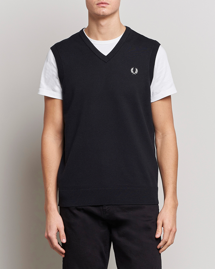 Fred perry jumper v neck sale