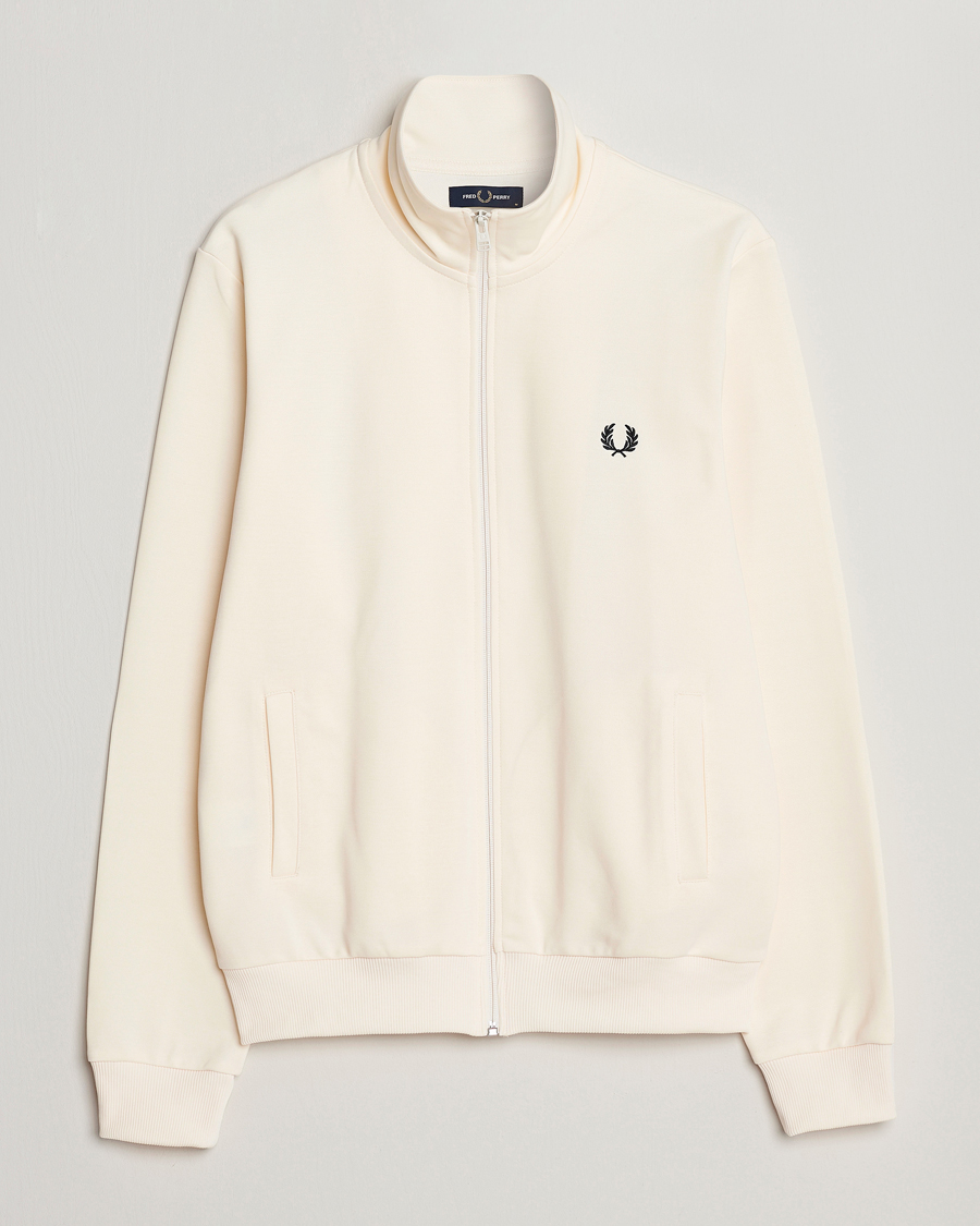 Fred perry best sale track jacket white