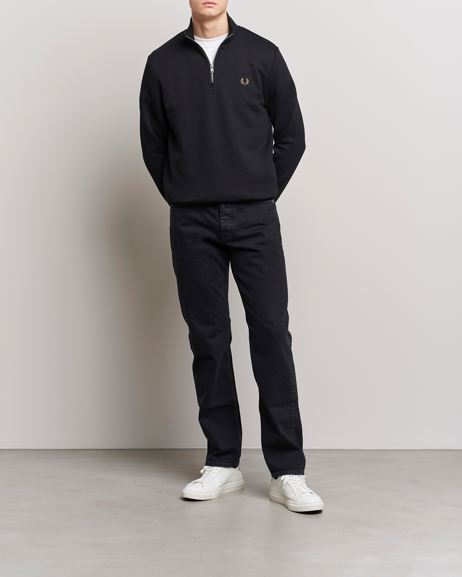 Fred perry half top zip hooded brentham jacket