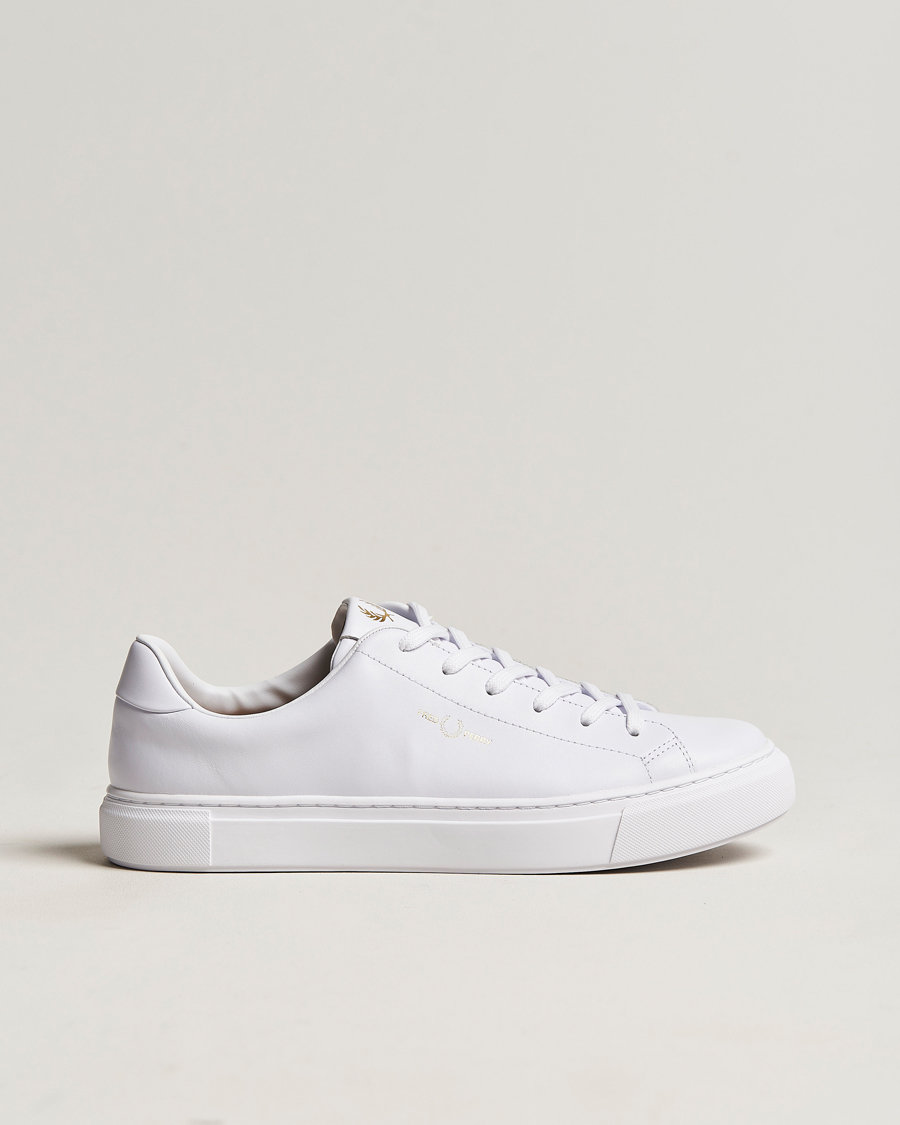 Fred Perry B71 Leather Sneaker White at CareOfCarl.com