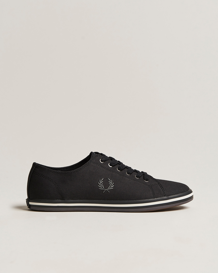 Fred Perry Kingston Twill Sneaker Black at CareOfCarl.com