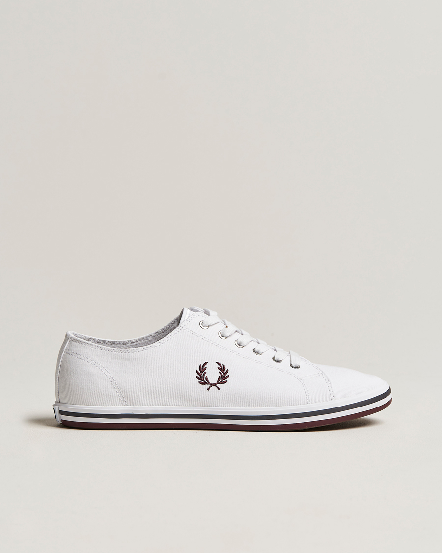 Fred Perry Kingston Twill Sneaker White at CareOfCarl.com