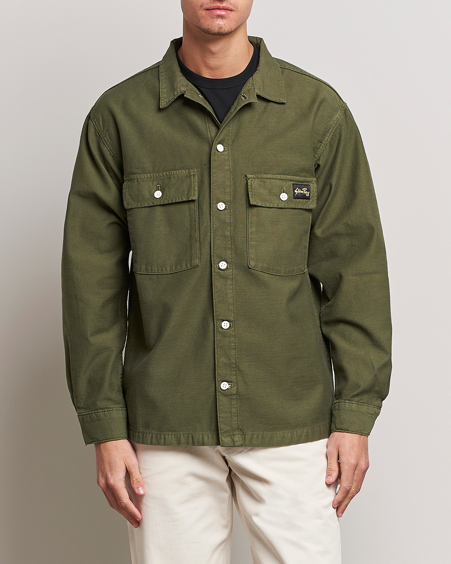 Stan Ray CPO Cotton Shirt Olive at CareOfCarl.com