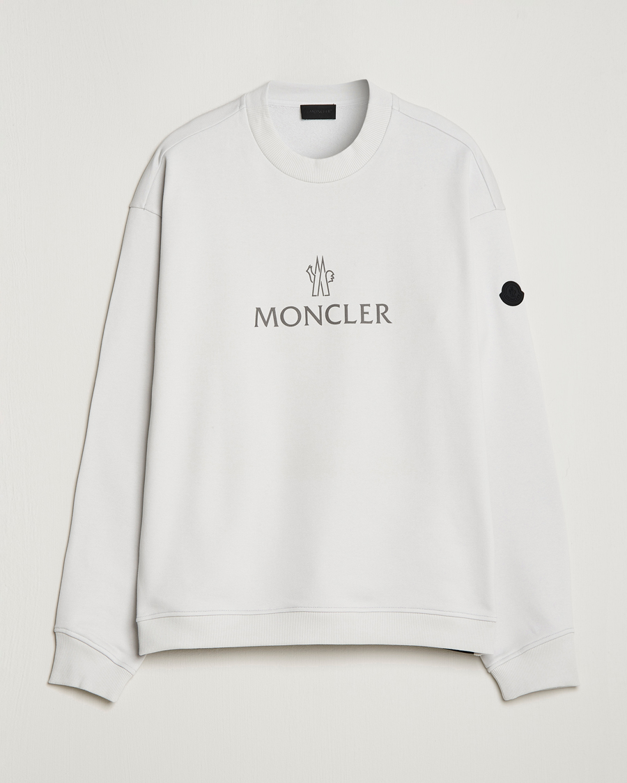 White moncler sweatshirt sale