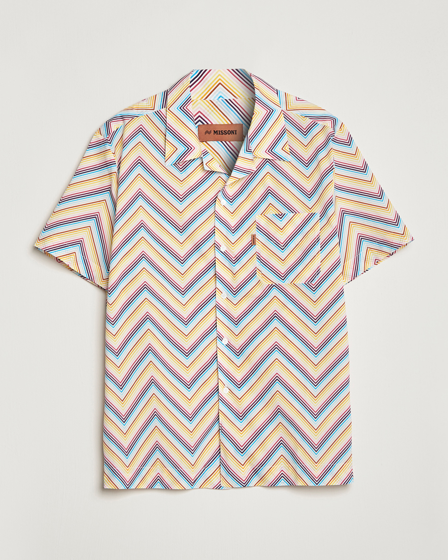 Missoni Zig Zag Short Sleeve Shirt Multicolor at CareOfCarl.com