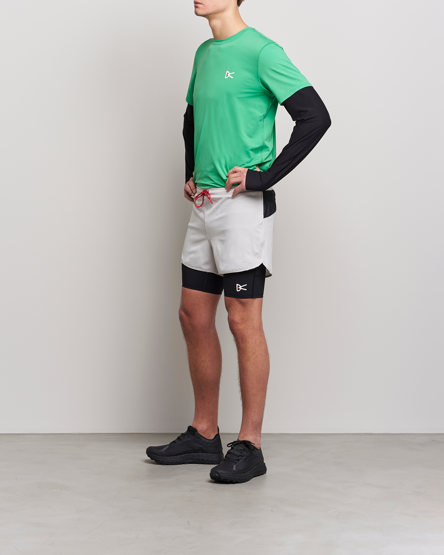 District Vision Layered Pocketed Trail Shorts / Black