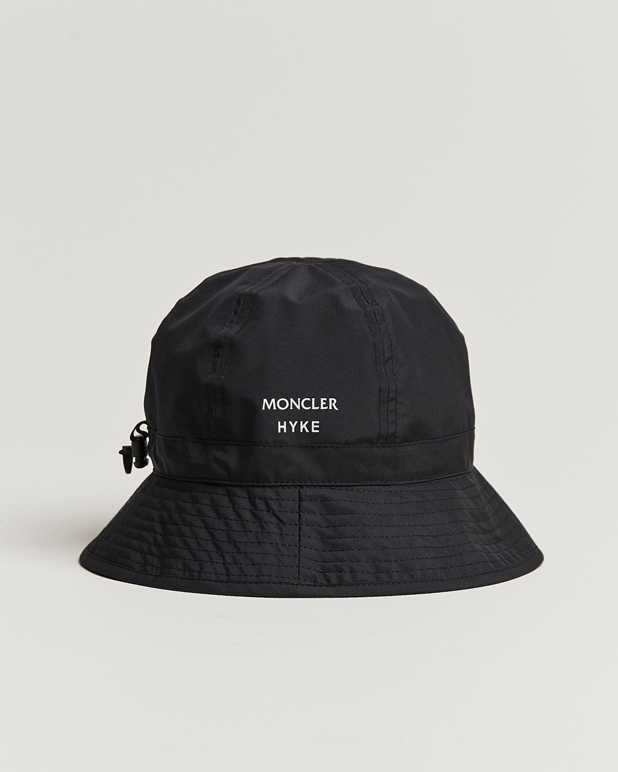 4 Moncler Hyke Bucket Hat Black at CareOfCarl.com