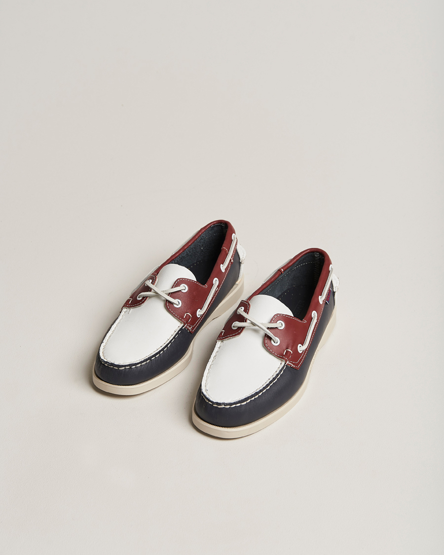 Red white and on sale blue sperry boat shoes