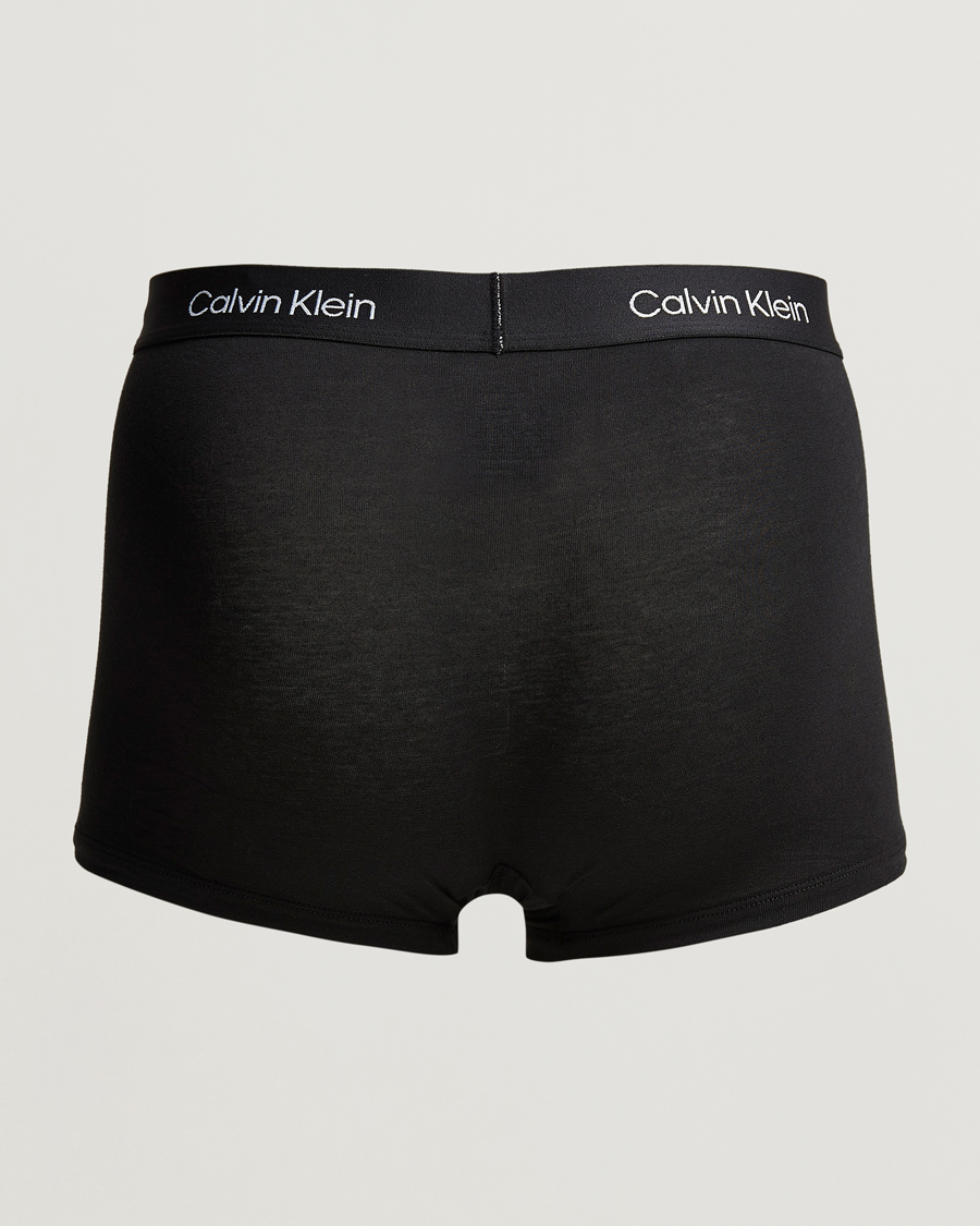 New in Box (3) Three Pack Men's Calvin Klein Cotton Boxer Brief Black Trunks
