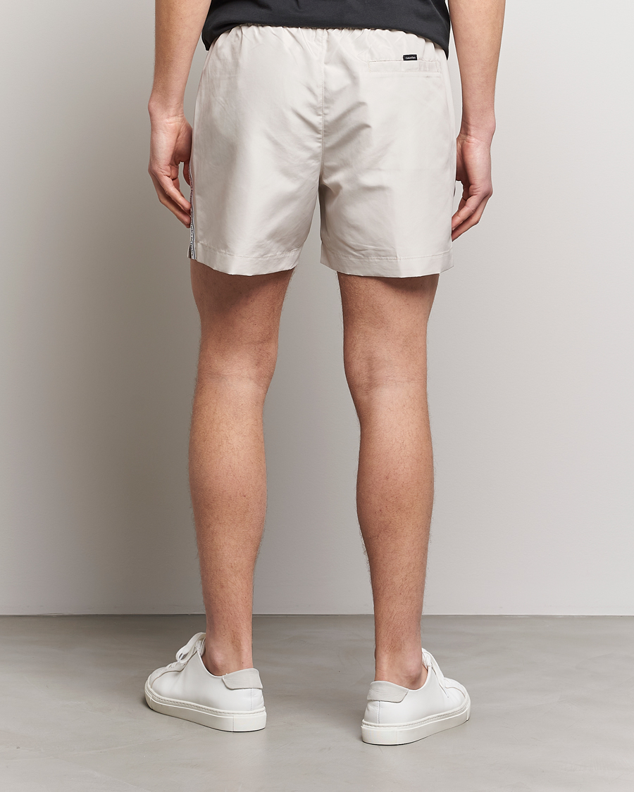 Calvin klein side deals logo swim shorts