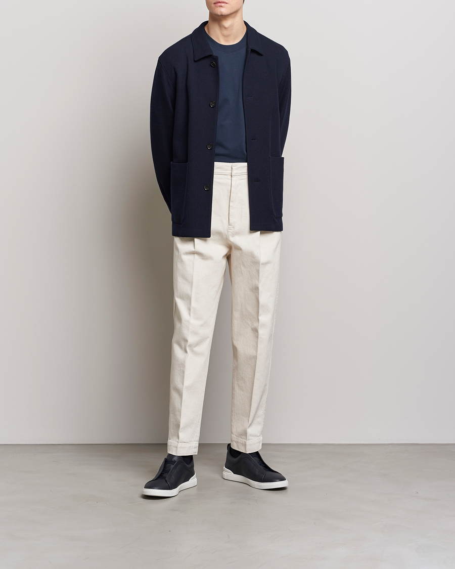 Check styling ideas for「Over Shirt Jacket、Brushed Jersey Wide Trousers」|  UNIQLO IN