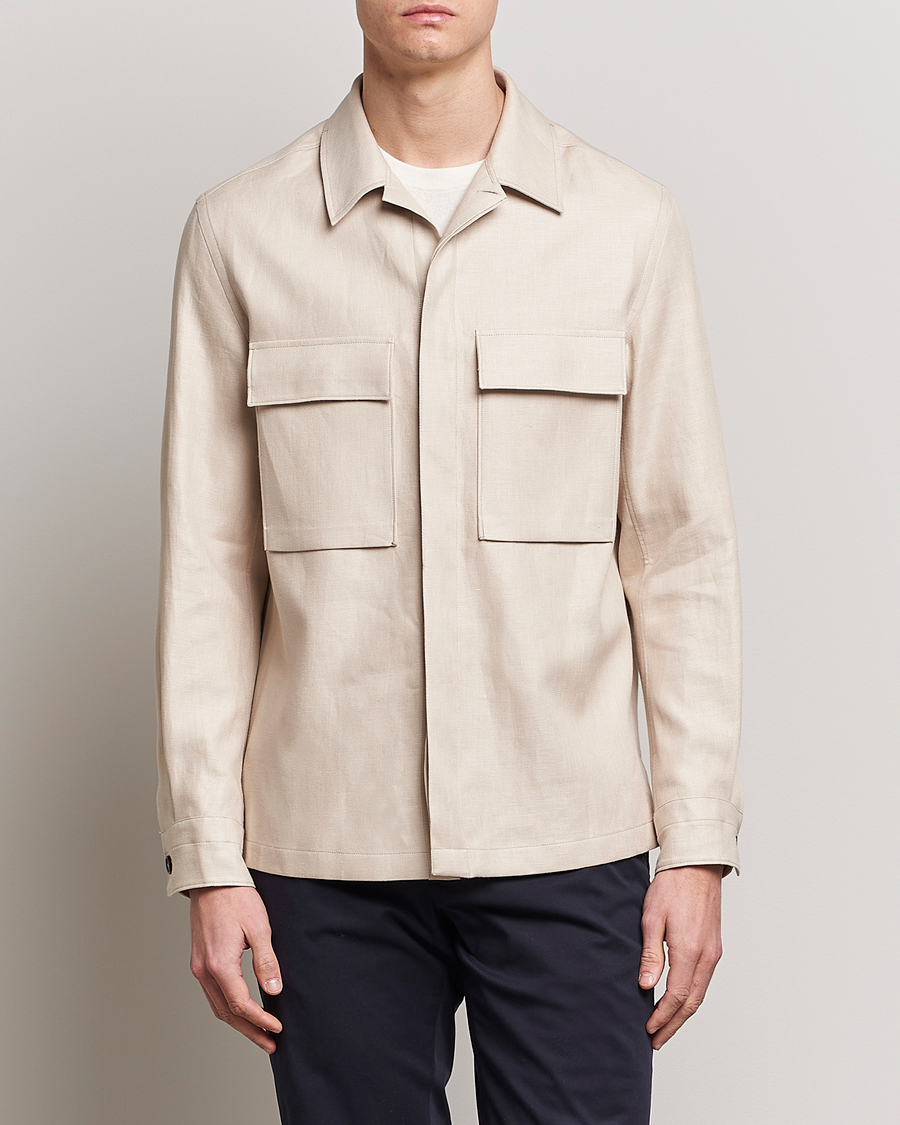 Linen on sale shirt jacket